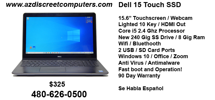 Dell 15 Touch SSD